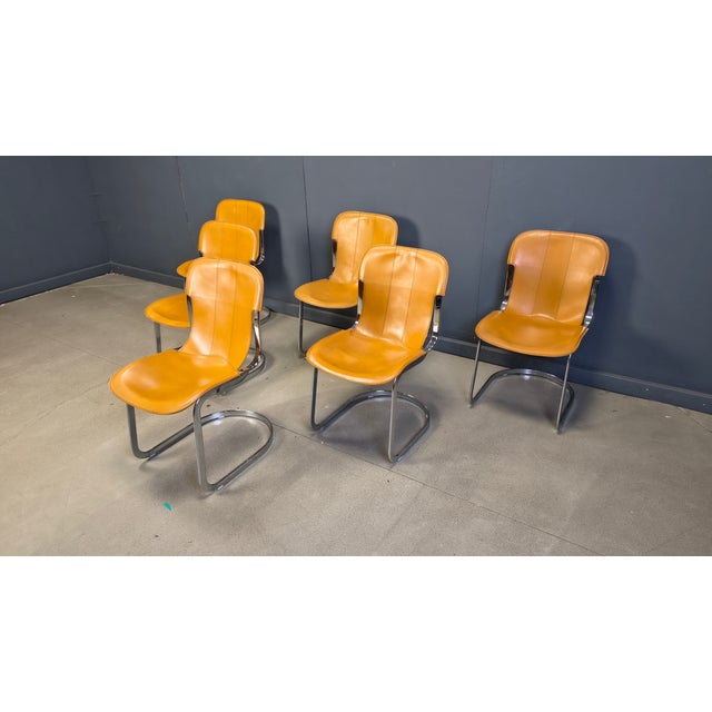 Vintage Dining Chairs from Cidue, 1970s, Set of 6 For Sale - Image 13 of 16