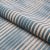 Schumacher Chimay Stripe Velvet Fabric in Ciel For Sale