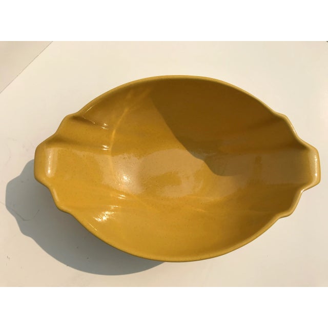 Vintage Frankoma Sunflower Yellow Flower Bowl For Sale - Image 9 of 12