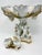 Ceramic Antique Cherubs Centerpiece Compote With Small Vase Moore Brothers British For Sale - Image 7 of 13