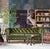 English Matthew Izzo Home the Churchill Great Britain, Green Chesterfield Sofa 87” For Sale - Image 3 of 7