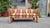 Mid-Century Modern Two-Seater Sofa with Floral Fabric with Decorative Brass Edges, 1980s For Sale - Image 3 of 17