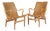 Eva Lounge Chairs in Leather attributed to Bruno Mathsson, 1960s, Set of 2 For Sale