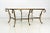 Metal 1970s Oversized Hollywood Regency Gilt Iron Two-Tier Glass Coffee Table For Sale - Image 7 of 13