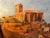 Wood Signed Painting of the Aragon Region in Spain C.1931 For Sale - Image 7 of 13