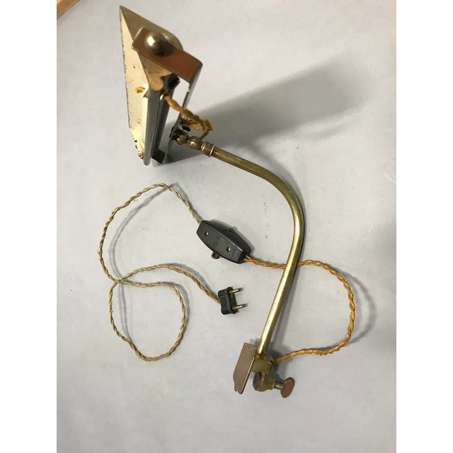 1930s Library Lamp Sconce For Sale - Image 5 of 12