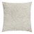 Tabitha Embroidered Flower 20" Throw Pillow, Cream For Sale