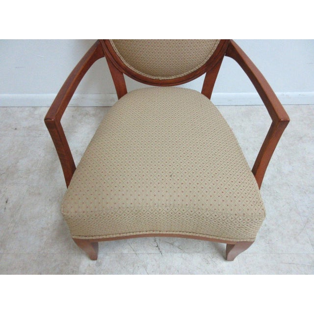 Wood 1990s Hickory White Fireside Club Chair For Sale - Image 7 of 10