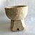 Antique Indian Hand-Carved Wood Ukhali Grinder Pot Primitive Rustic Vessel 7.75" For Sale - Image 4 of 6