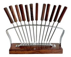 Mid 20th Century Mid-Century Modern Rosewood Appetizer Sticks - Set of 13