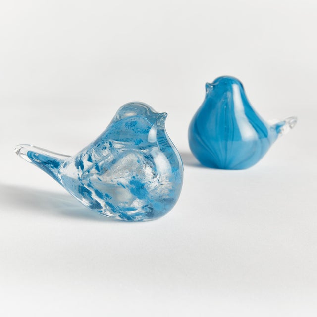 Contemporary Little Finches, Set Of 2 For Sale - Image 3 of 8