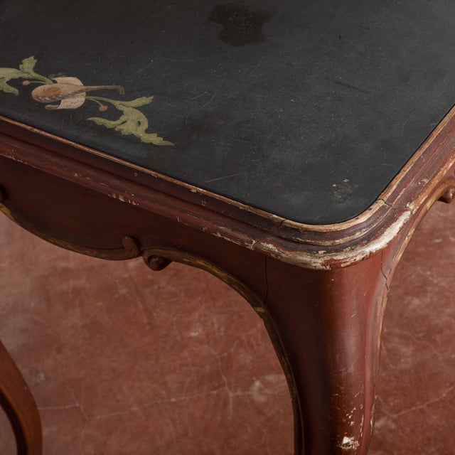 Wood Art Nouveau Desk or Console For Sale - Image 7 of 18