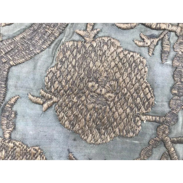 Antique Ottoman Silk and Metal Embroidery For Sale - Image 5 of 13