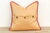 Naz Silk Blend Gold Zardozi Silk Pillow, Peacock Motif For Sale In Los Angeles - Image 6 of 7