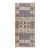 Remarkable Beige Color With Geometric and Floral Design Vintage American Hooked Rug For Sale