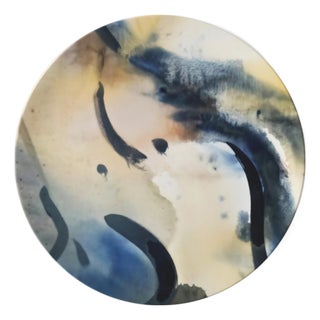 Limited Edition "Riding the Current" Fine Bone China Plate No. 3 by Fanyu Lin For Sale