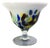 Mid-Century Modern German Multicolor Blown Glass Bowl, 1970s For Sale