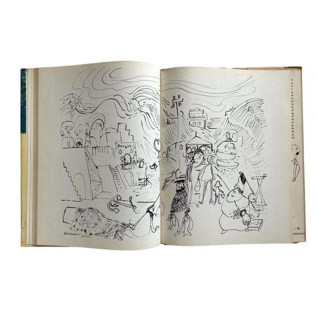 Italian Holiday by Ludwig Bemelmans 1961 Book 1st Edition Hardcover For Sale - Image 4 of 9