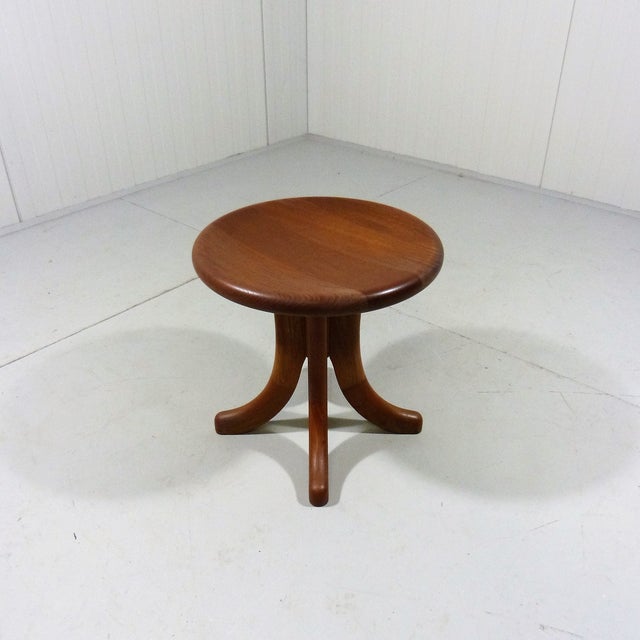 Mid-Century Modern Danish Teak Stool, 1970s For Sale - Image 3 of 13
