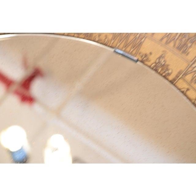 Metal 1960s Fine Modernist Backlit Mirror by M. Furgieri For Sale - Image 7 of 18