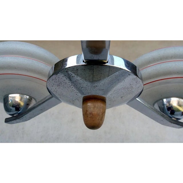 Vintage Type 503/3 Chandelier from Lidokov, 1950s For Sale - Image 9 of 13