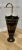 Italian Toleware Umbrella Stand Hand Painted Gold on Black, 1920s For Sale - Image 4 of 7