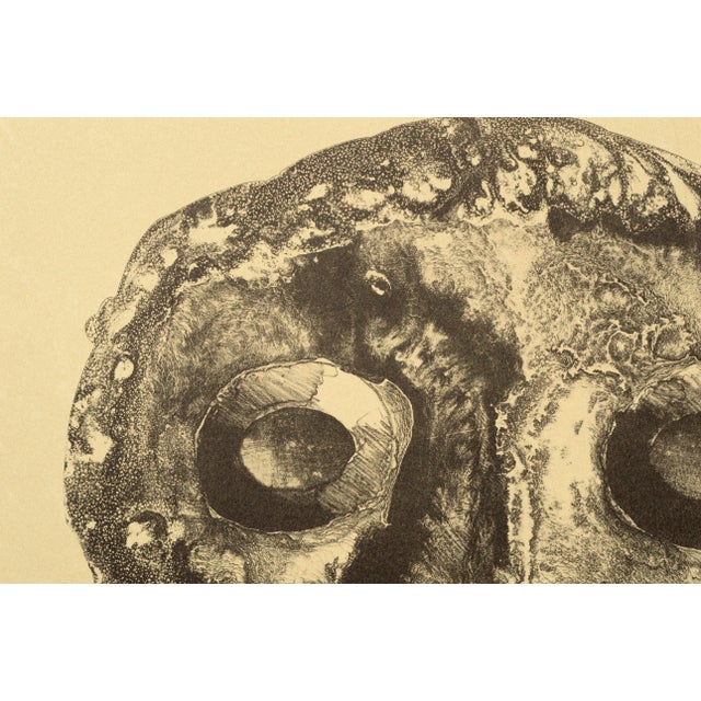 "Mask 1" Collotype by Patricia A. Pearce For Sale - Image 4 of 8