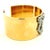 1930s 1930s Art Deco Diamond Platinum & 14k Gold Wide Marriage Cuff Bracelet For Sale - Image 5 of 15