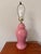 Vintage Mid-20th Century Bubble Gum Pink Ginger Jar Table Lamp For Sale - Image 10 of 12