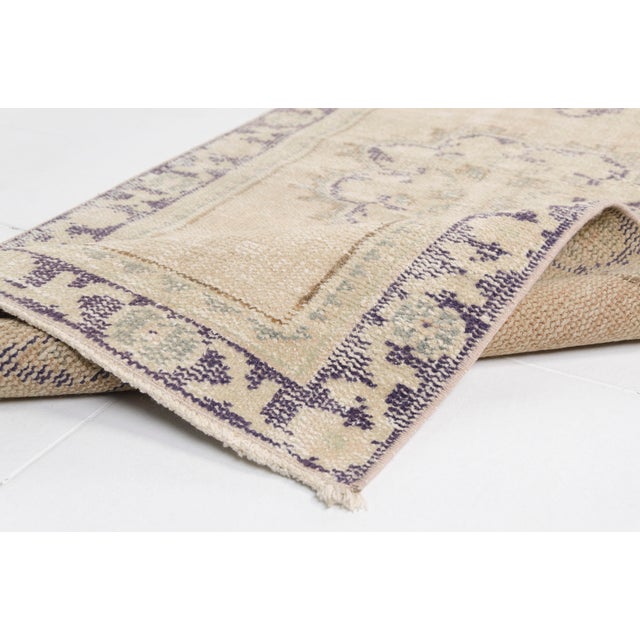 1960s Oushak Vintage Anatolian Runner For Sale - Image 5 of 9