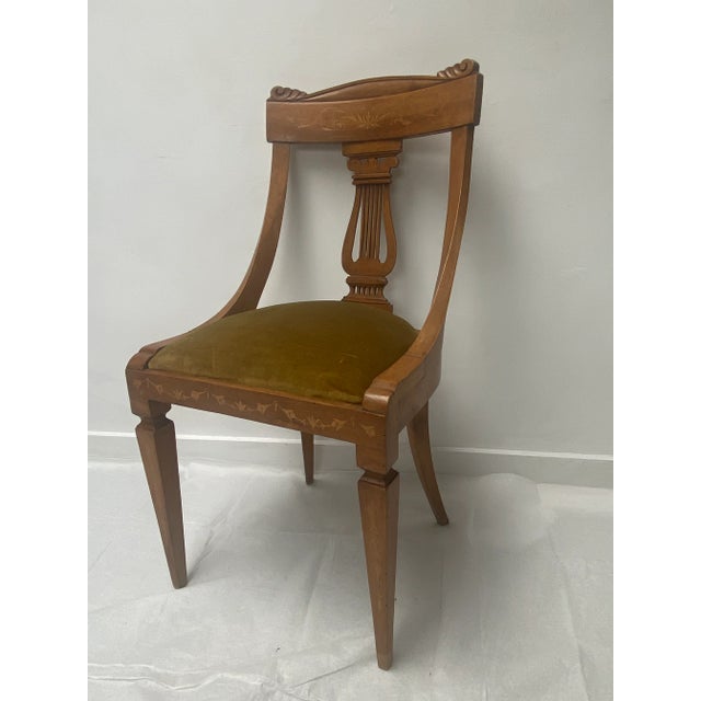 Early 19th Century Early 19th Century Neoclassical Chairs- Set of 4 For Sale - Image 5 of 12