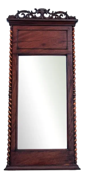 Mahogany Mirror, Northern Europe, 1900s