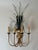 Green Crystal 4-Arm Wheat Sheaf Wall Sconces from Banci Firenze, Italy, 1980s, Set of 2 For Sale - Image 8 of 17
