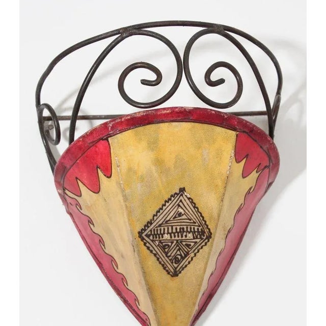 Late 20th Century Vintage Moroccan African Ethnic Art Wall Decor For Sale - Image 10 of 12