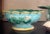 Victorian Antique Majolica Footed Bowl W/ Scalloped Rim, C. 1880's For Sale - Image 3 of 8