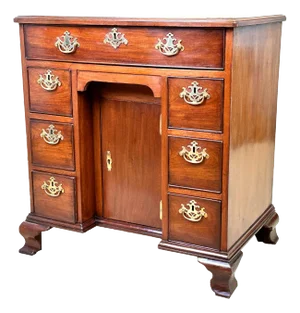 Georgian Mahogany Kneehole Desk, 1770