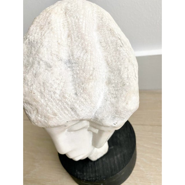 1983 Eugene Gauss Embracing Faces Abstract Marble Sculpture For Sale - Image 4 of 7