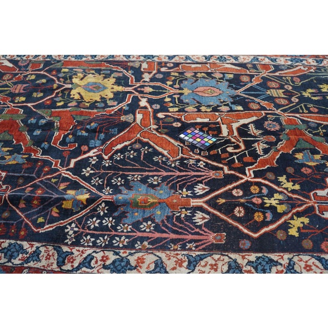 Late 19th Century Antique Garouss Bidjar Rug 5'9'' X 8'7'' For Sale In New York - Image 6 of 8
