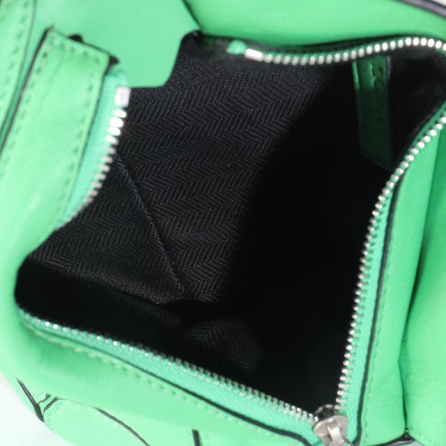 Jungle Green Calfskin Mini Puzzle Belt Bag For Sale - Image 9 of 9