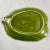 Ceramic Sarreguemines Green Majolica Glazed Fern Leaf Shaped Server, France 1870 For Sale - Image 7 of 9