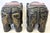 Black Vintage Solid Wood Painted African Elephant Stools- A Pair For Sale - Image 8 of 15