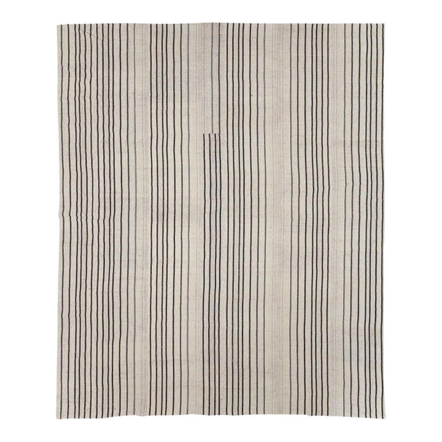 Galerie Shabab Collection Mid-20th Century Turkish Flatweave Large Room Size Rug For Sale