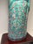 Turquoise Late Qing/Early Republic Chinese Famille Verte Lu Xing Porcelain Figure W/ Child For Sale - Image 8 of 11