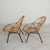 Rattan, Bamboo Childrens Chairs from Rohe Noordwold,e 1950s, Set of 2 For Sale - Image 12 of 18