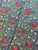 Textile Blue Silk Suzani Wall Decor With Red Pomegranates For Sale - Image 7 of 10