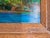 Cabin Al Seneres “Firestorm” Original 2009 Acrylic Landscape Painting, Framed For Sale - Image 3 of 4
