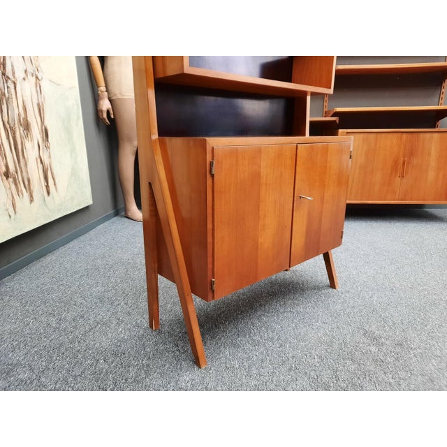 Standing Shelf in Cherrywood by Heinz Vetter for Wilhelm Renz, 1950s For Sale - Image 6 of 13