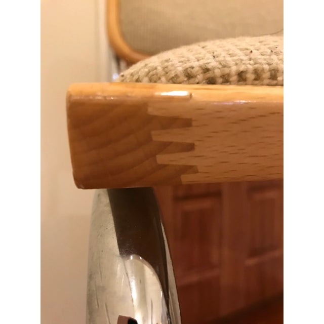Marcel Breuer Mid Century Cesca Style Vintage Bar Stools - a Pair For Sale - Image 4 of 7