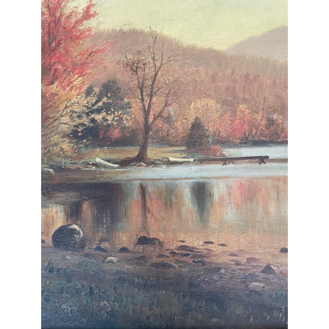 Post Impressionist Antique 19th Century Landscape B B Bucklin For Sale - Image 3 of 9