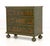 Chinoiserie Mid 20th Century William & Mary Style Green Chest of Drawers For Sale - Image 3 of 6